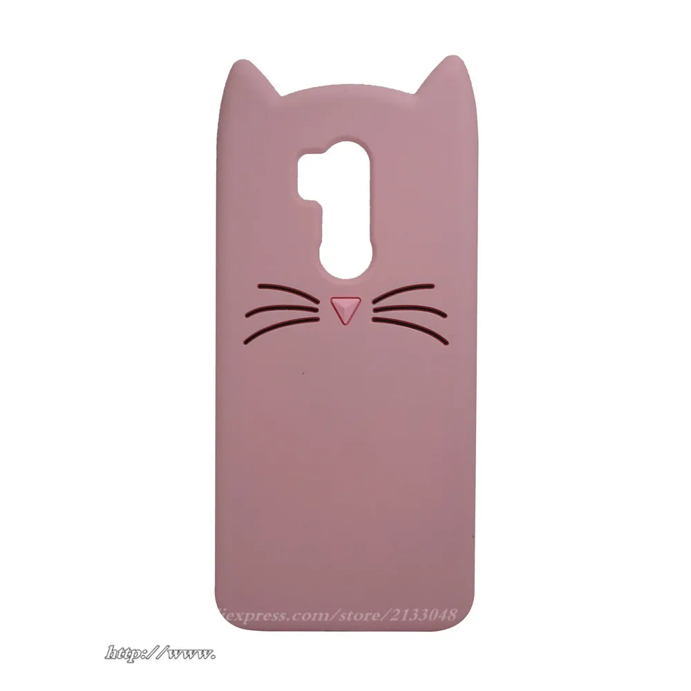 Soft Silicon Cover For LG G7 Case 6.1 inch 3D Cartoon smile Cat Cases G 7 Back Phone for |
