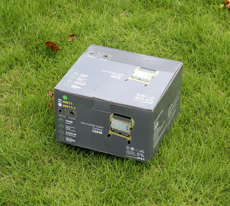 Yupard 100 W Широкий формат проецирования свет лампы светодиодный портативный фонарь сборный тент лампа Водонепроницаемый открытый дежурное освещение для отдыха на природе