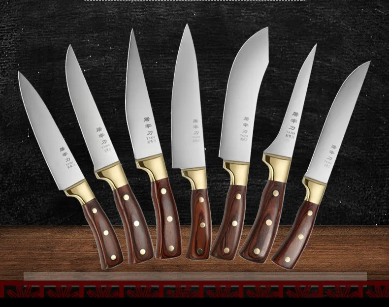 Японский нож шеф-повара специальный резак из меди костяной ножи для говядины