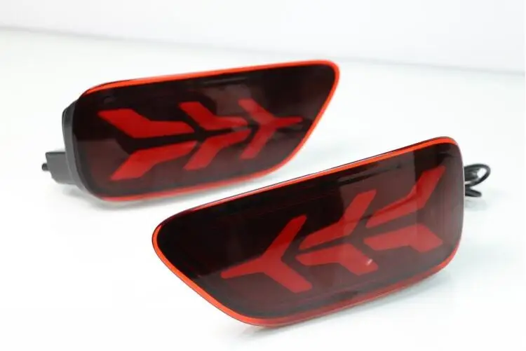 2PCS Rear Fog Lamp For Patrol rear light 2012~2019y Car LED Bumper Light Brake Turn Signal Reflector | Автомобили и мотоциклы