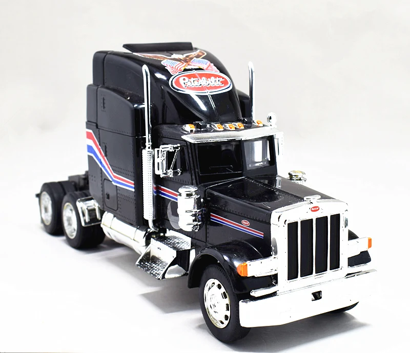 Welly 1:32 Peterbilt 379 полу трактор литья под давлением металлическая модель черный синий белый красный без коробки