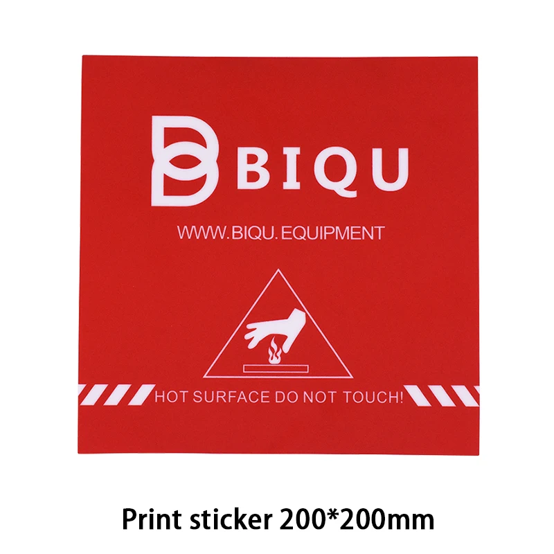 Аксессуары для 3D принтера BIQU 200*200 мм красная напечатанная кровать маляр клейкая