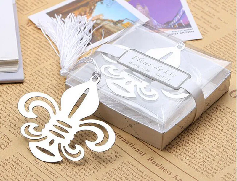 80 шт./лот модная стильная металлическая закладка &quotлилия&quot уникальные