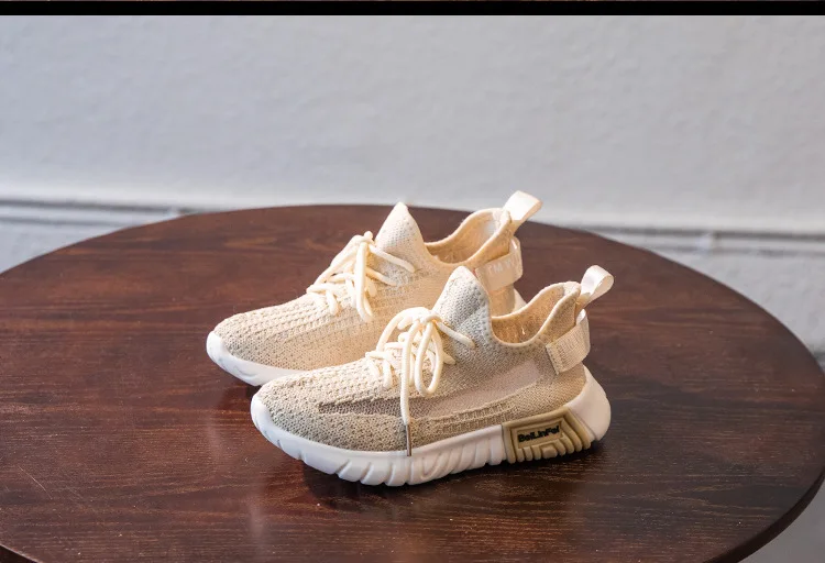 RUMRAM Kids Shoes For Girl Boy Lace-up Mesh Spring Summer Autumn Unisex Breathable Solid Color Casual Running Sneakers | Детская одежда