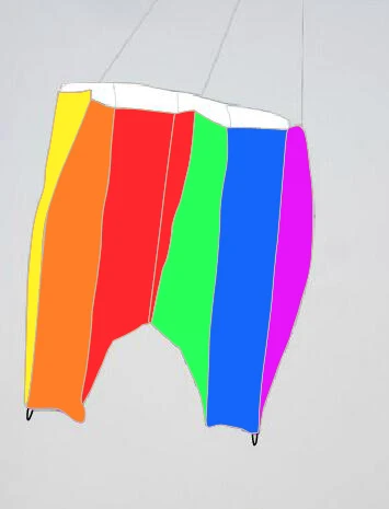 Новое уличное программное обеспечение FunSports пилотирующий воздушный змей Ripstop