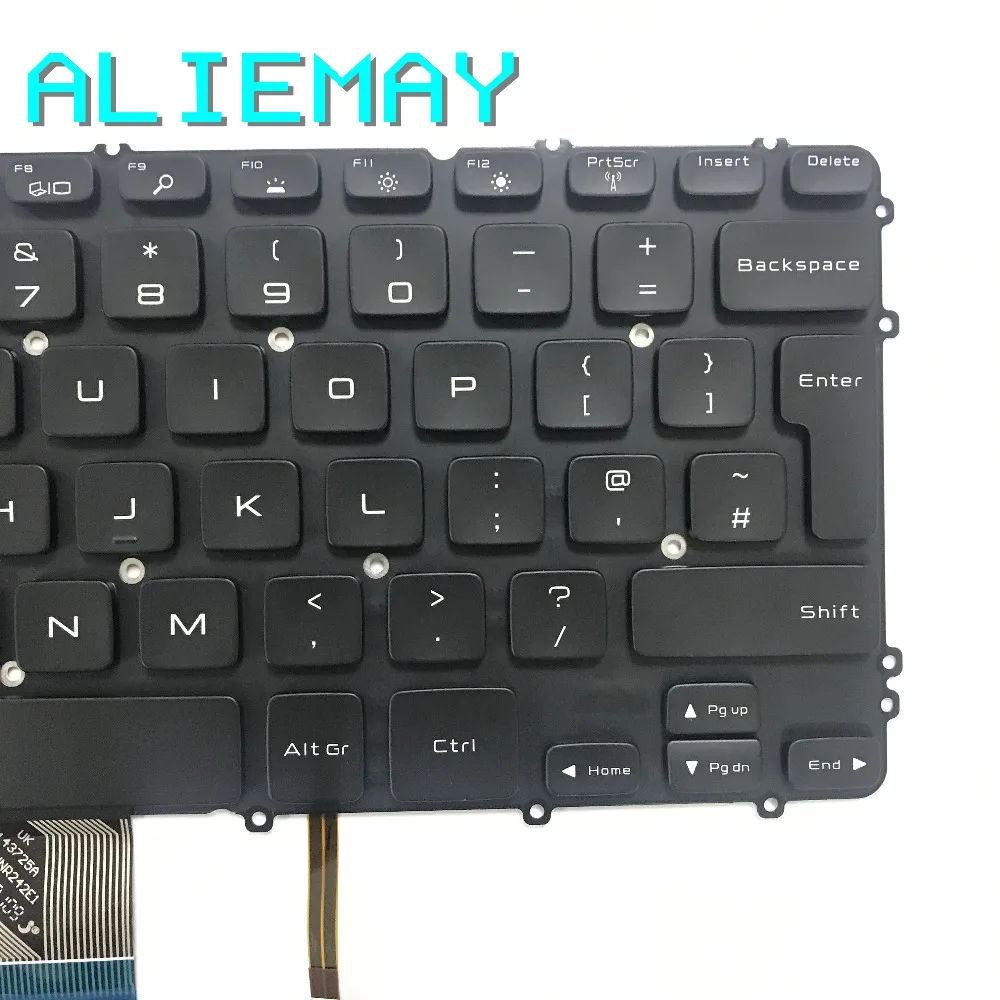 Абсолютно новая Оригинальная клавиатура с подсветкой Великобритании для DELL XPS15