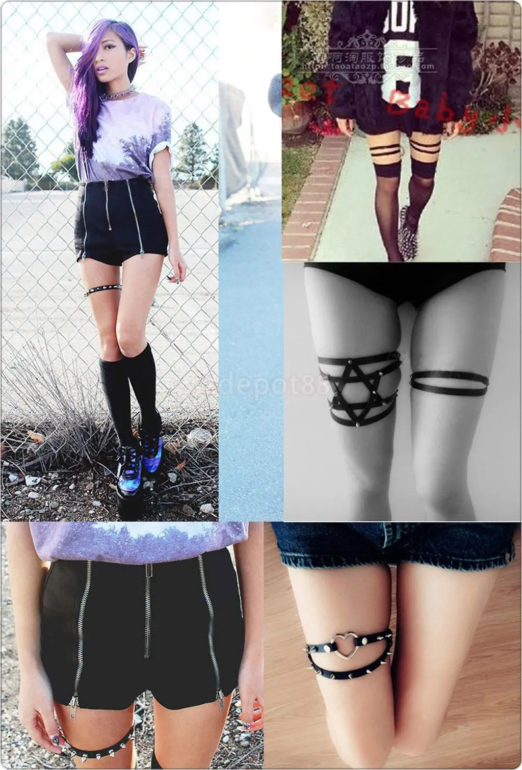 Пояс для чулок ручной работы эластичный пояс в стиле рок|leg ring|belt leggarter belt leg |