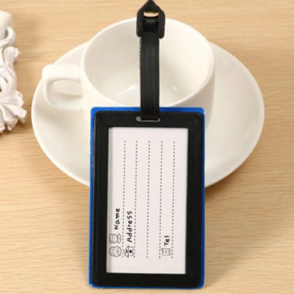 

ISKYBOB 1PC New Secure Travel Suitcase ID Luggage Large Tag Portable Card Handbag Label Mark