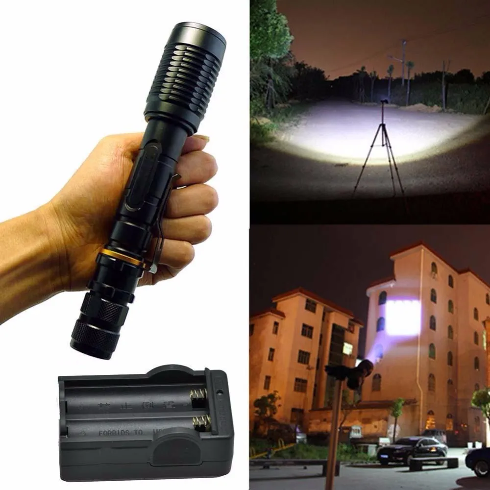 3000LM CREE XM L T6 СВЕТОДИОДНЫЙ Масштабируемые Фонарик Факел Лампы 5 Mode + 18650 Зарядное