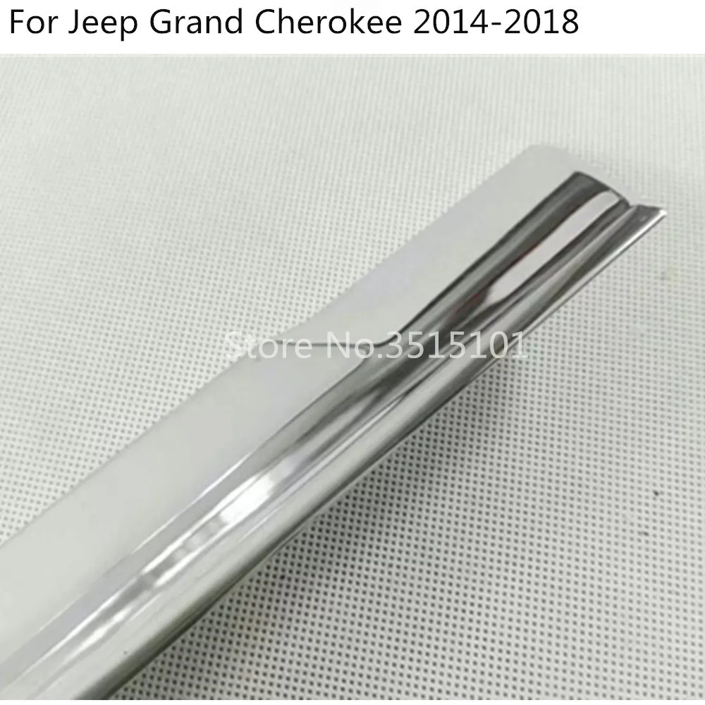 Автомобильная Боковая дверь отделка полосы литья ABS хром поток лампы панели