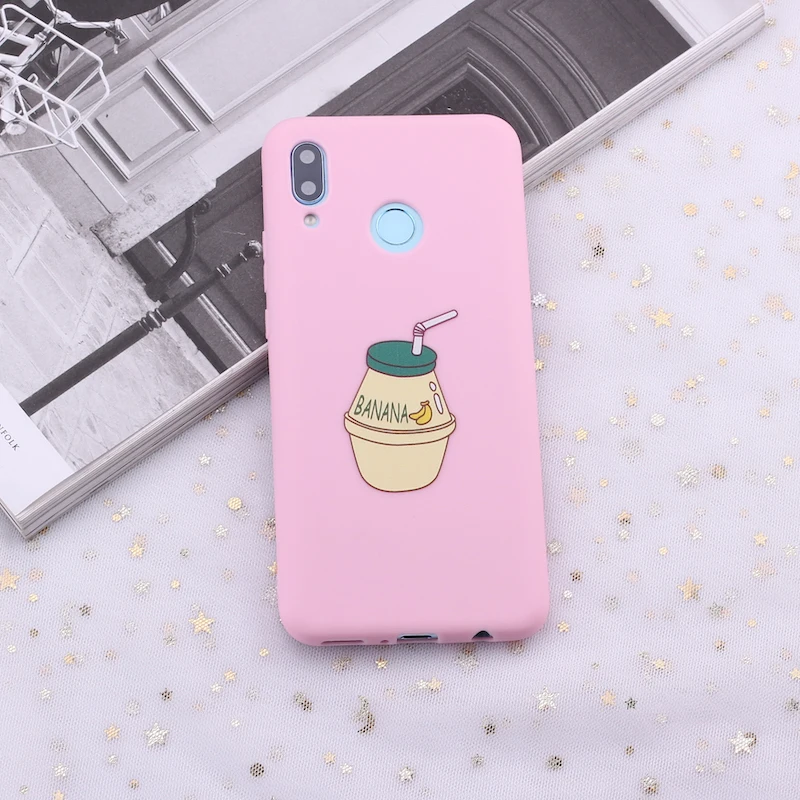 Силиконовый чехол для Xiaomi Mi Redmi Note 5 6 7 8 9 10 lite Pro Plus с фруктовым соком молоком