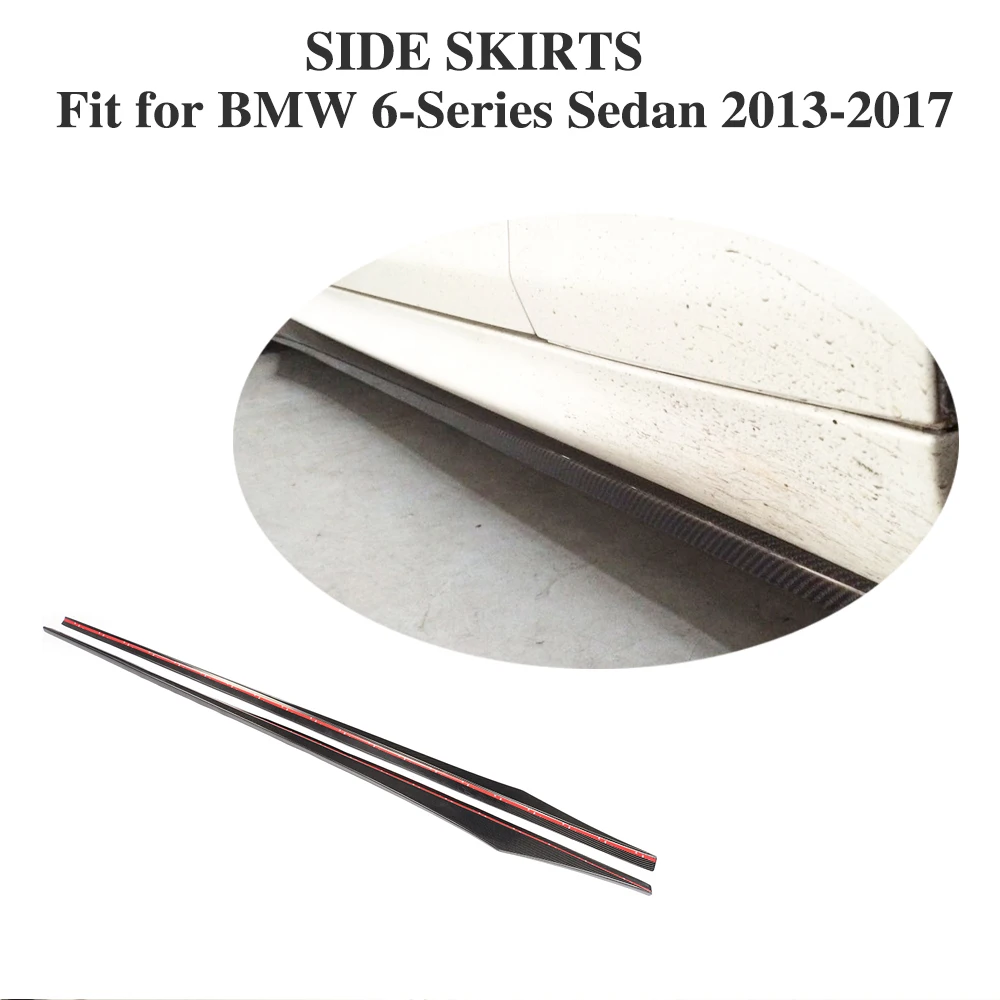 Боковые юбки из углеродного волокна для BMW F06 F12 F13 M Sport Tech Боковой бампер