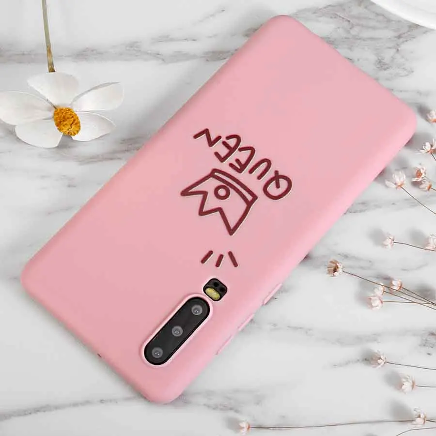Мягкий силиконовый 3D чехол с короной для Huawei Honor 8A 8C V20 10 lite P30 Pro Nova 4E Mate 20 X 5G