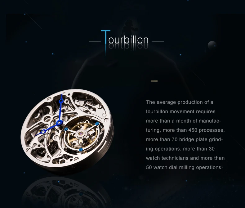 Роскошные Бизнес Мужские Звездные Tourbillon механические часы сапфировые часы Tourbillon полый Движение Мужские t мужские часы из натуральной кожи