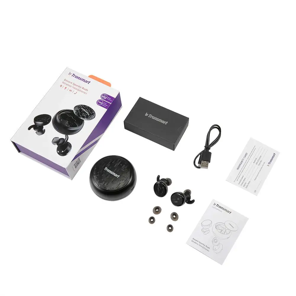 Оригинальные наушники Tronsmart Encore Spunky Buds TWS беспроводные Bluetooth 5 0 IPX5 Hi-Fi стерео аудио