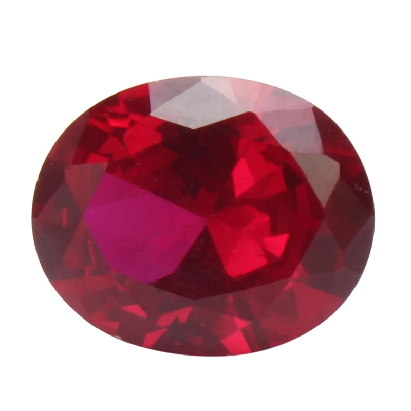KiWarm 4.12CT гранат красный рубин 9X11 мм благородный Искусственный Имитация овальной огранки драгоценный камень DIY Ювелирные изделия свадебные декоративные поделки