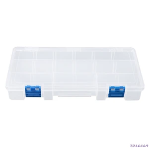 F-230 портативный прозрачный пластиковый чехол для хранения 15 компонентов, 38 #