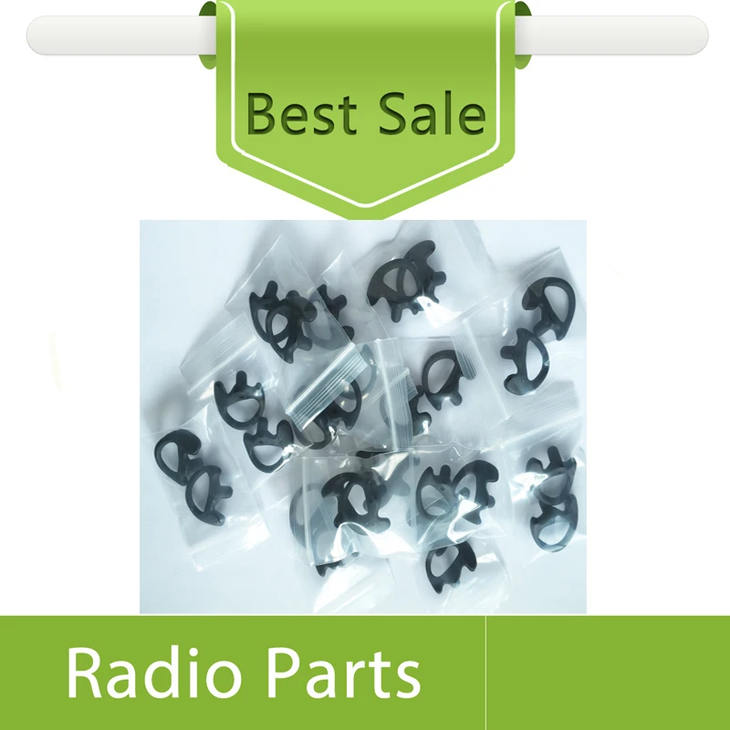 40 unidades (20 pares de izquierda y derecha) de silicona negra de alta calidad para auriculares-1