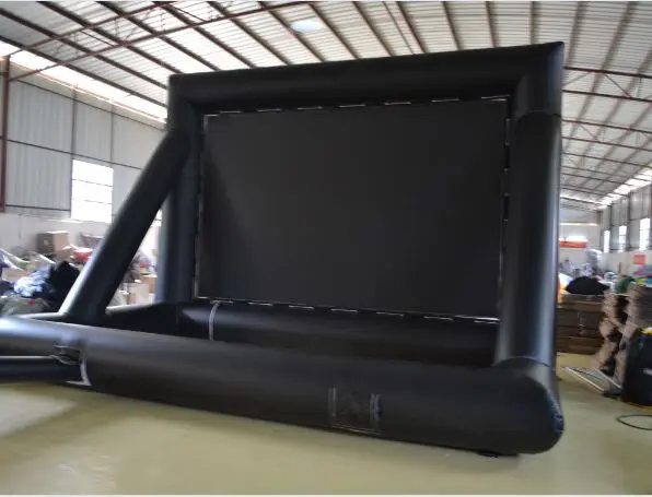 Высокая прочность огнезащитные ПВХ брезент надувной Экран|screen inflatable|screen movie |