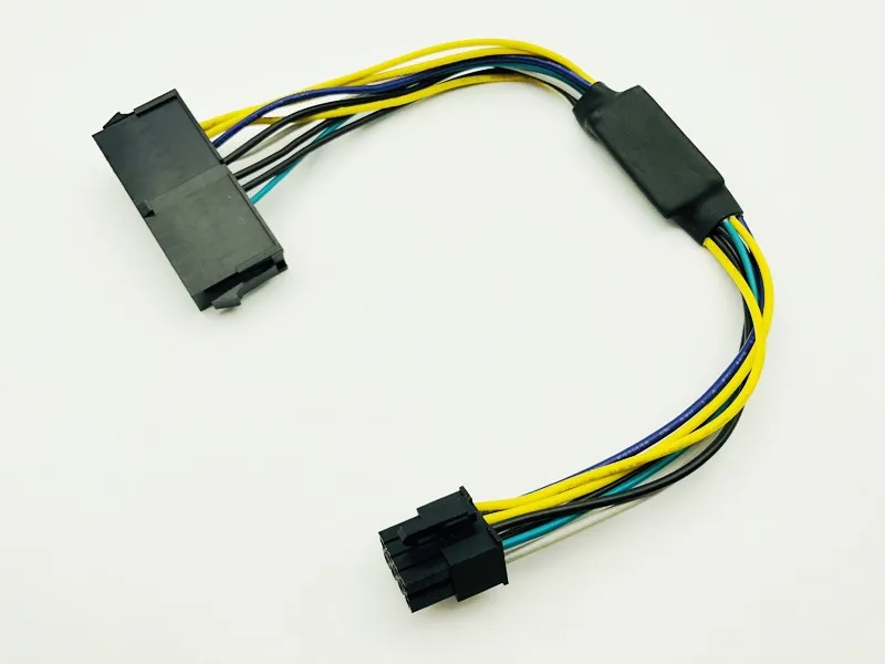 Кабель питания для Dell, 30 см, 24 контакта на 8 контактов, Optiplex 3020 7020 9020 ATX, адаптер питания для материнской платы, кабель ATX 24P на 8P, кабели (art.: 7a86fad7e) - 7a86fad7e