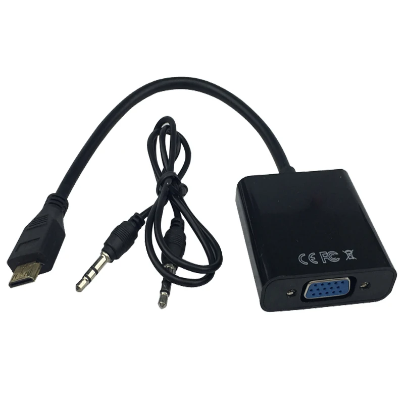 Мини адаптер VGA Raspberry Pi Zero W штекер гнездо 1080P аудио конвертер с аудиокабелем для RPI