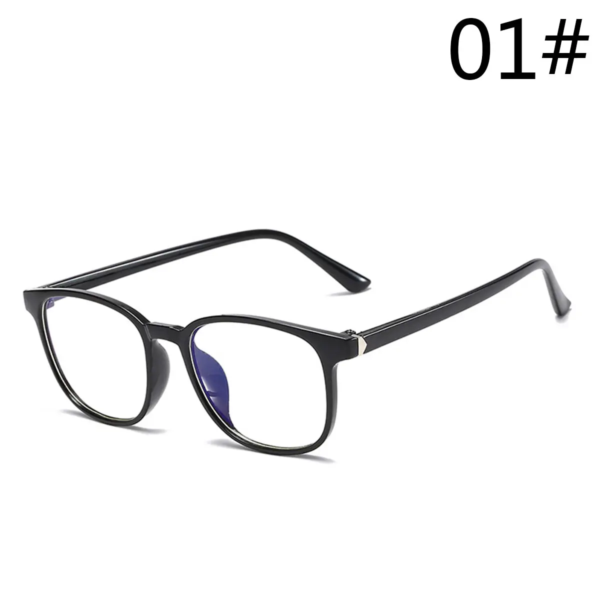 New Fashion Retro Flat Mirror Men And Women General Korean Version Of The Tide With Myopia Glasses Frame - Цвет оправы: A