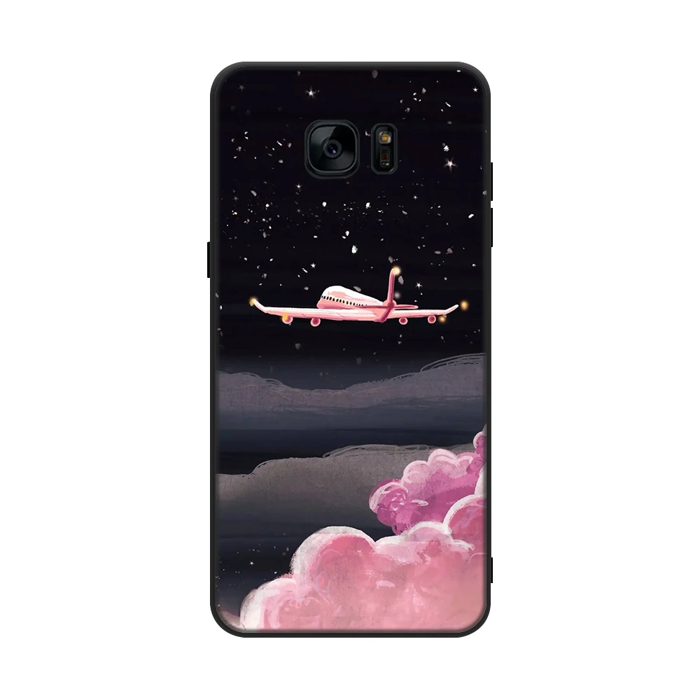 12 Мягкий ТПУ чехол для samsung Galaxy S9 S8 Plus Note 8 S7 Edge A8 A6 Plus A9 Star Lite S9 S8+ черный зеленый чехол с растительным принтом - Цвет: 12