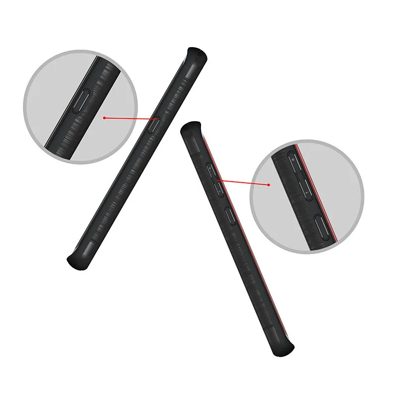 For Samsung Galaxy S8Plus S8 Cover Brushed Armor Silicone Rubber Phone Case S8plus Card Slot Holder | Мобильные телефоны и