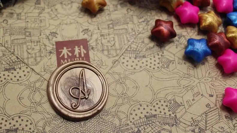 WHISM латунные штампы для воска с надписью A-Z штамп Свадебное приглашение