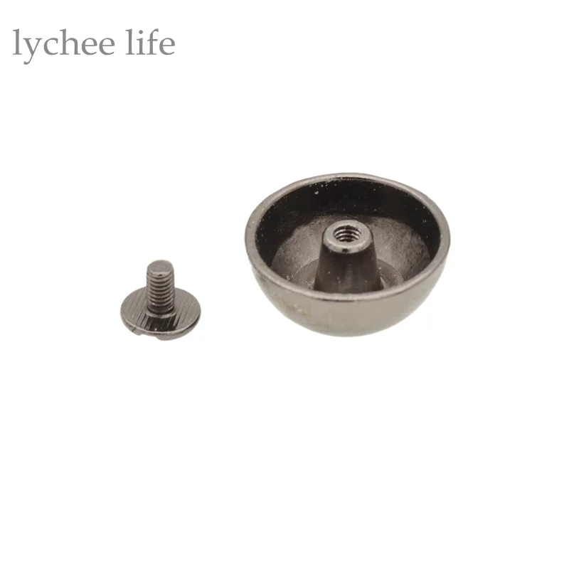 Lychee Life 10 шт. купол искусственная кожа в стиле панк шипы винты|spike screw|diy punkmushroom rivet |