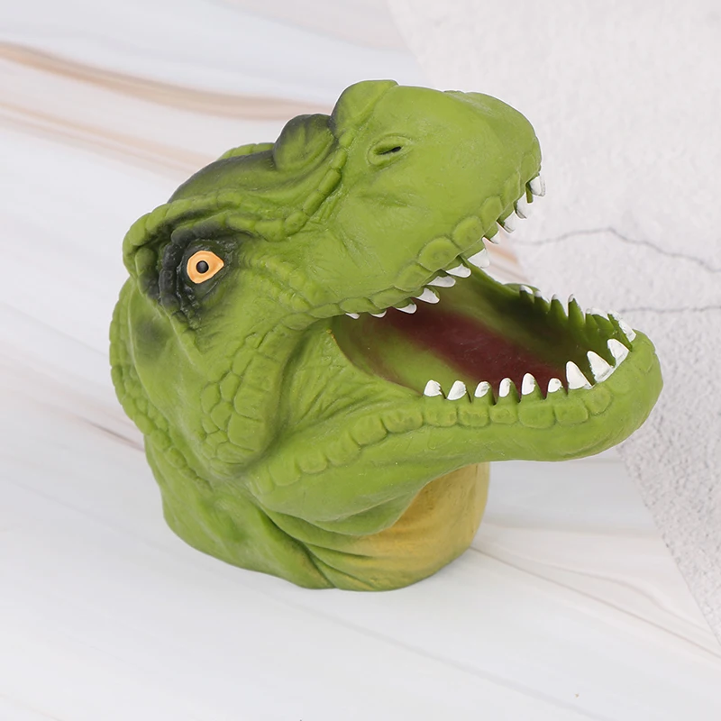 Детская игрушка мягкая виниловая TPR кукла-динозавр голова животного детские