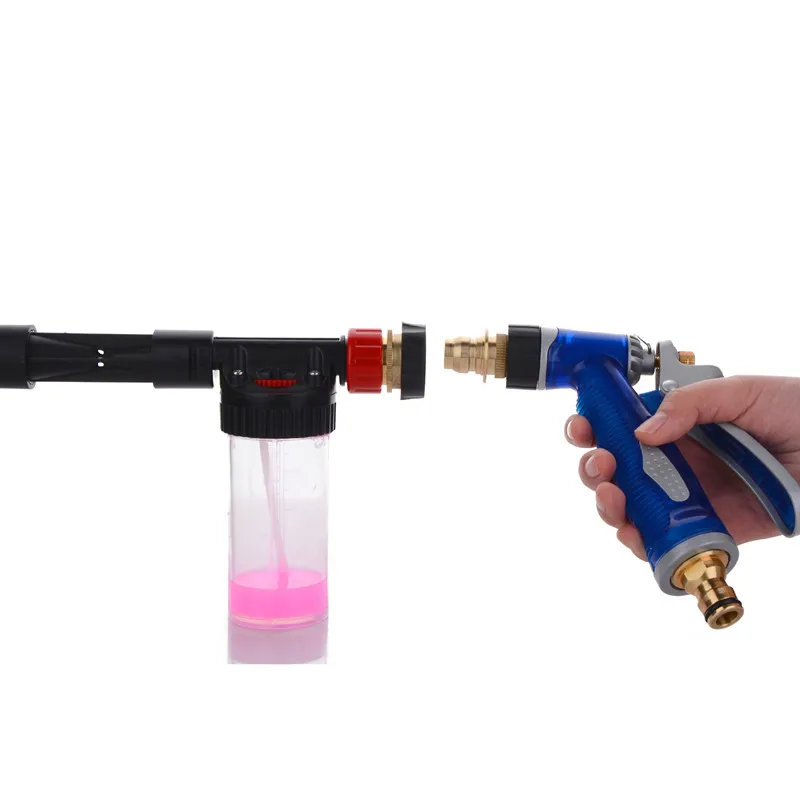 Car Household Washer Snow Foamer Water Gun High Pressure Cleaning Foam Shower Auto Washing Foamaster Tool Soap Shampoo Sprayer | Автомобили