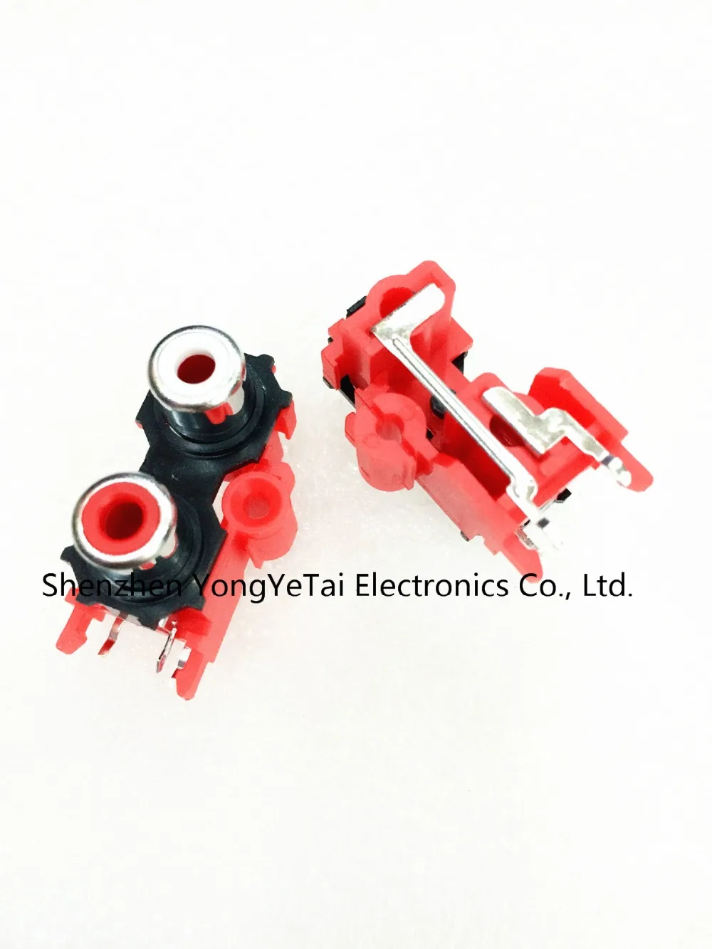 YYT 10 шт. 2 отверстия Cinch RCA jack seat аудио сигнальный блок AV стерео разъем|jack shoulder|plug