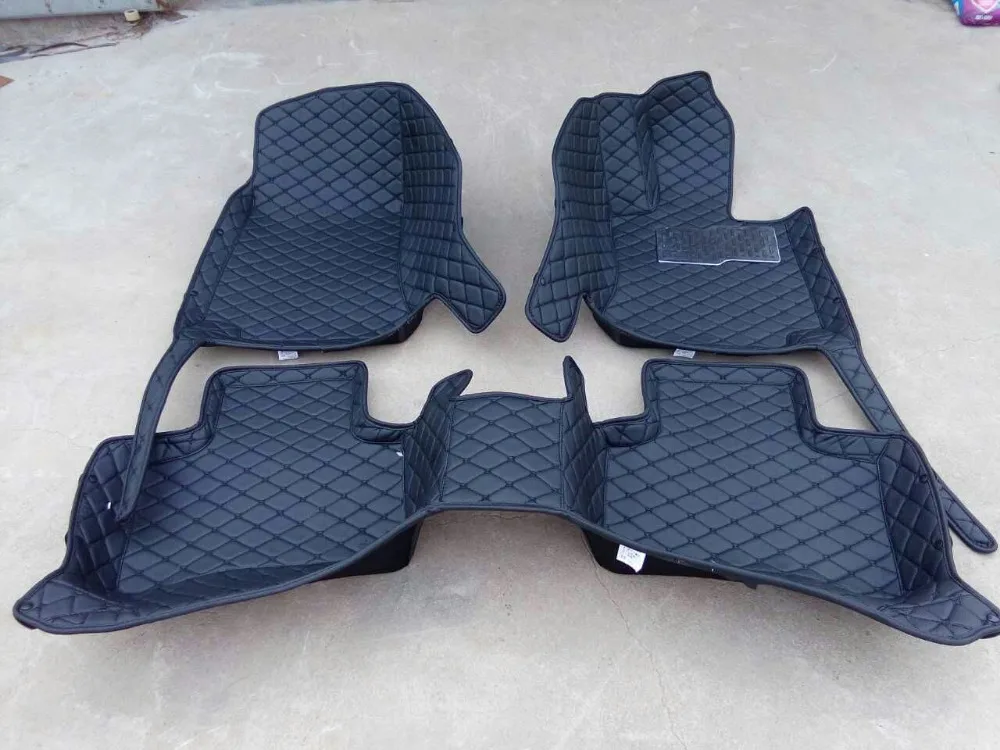 

High quality car mats! Custom car floor mats for Right Hand Drive Toyota Harrier 2017-2014 waterproof car carpets,Free shipping