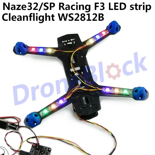 Светодиодная лента WS2812B для гоночного дрона FPV 4 шт. Ominibus F4 F7 SP гоночный Дрон F3