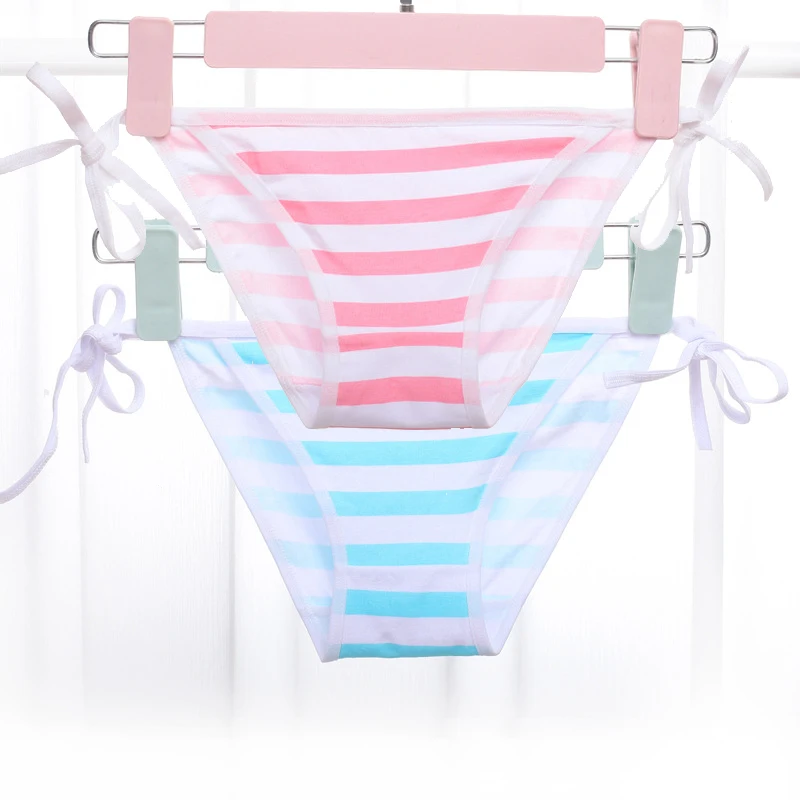 Комплект из 2 летних японского белья с картинками аниме синие розовые белые