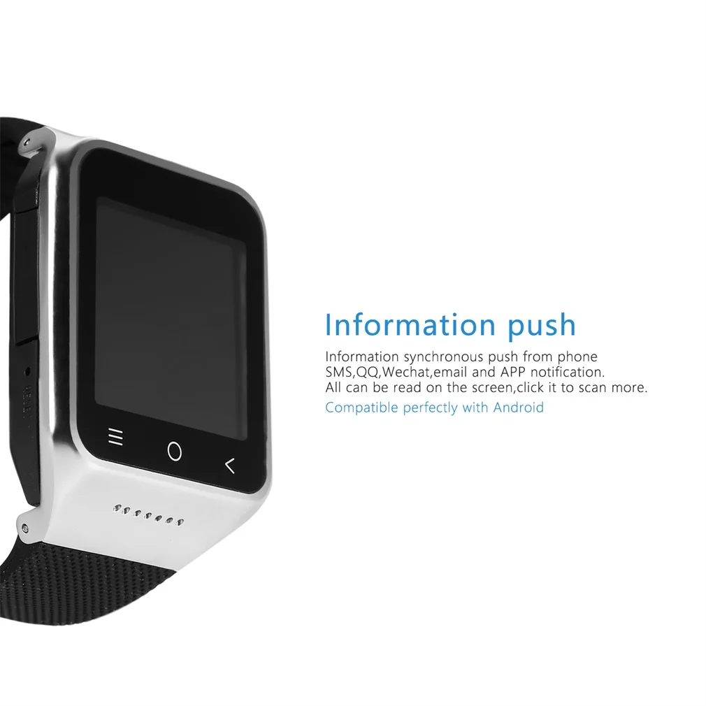 Черный WIFI Bluetooth 4 0 fm-рекордер 1 2 ГГц двухъядерный 54 &quot240X240 камера емкостный