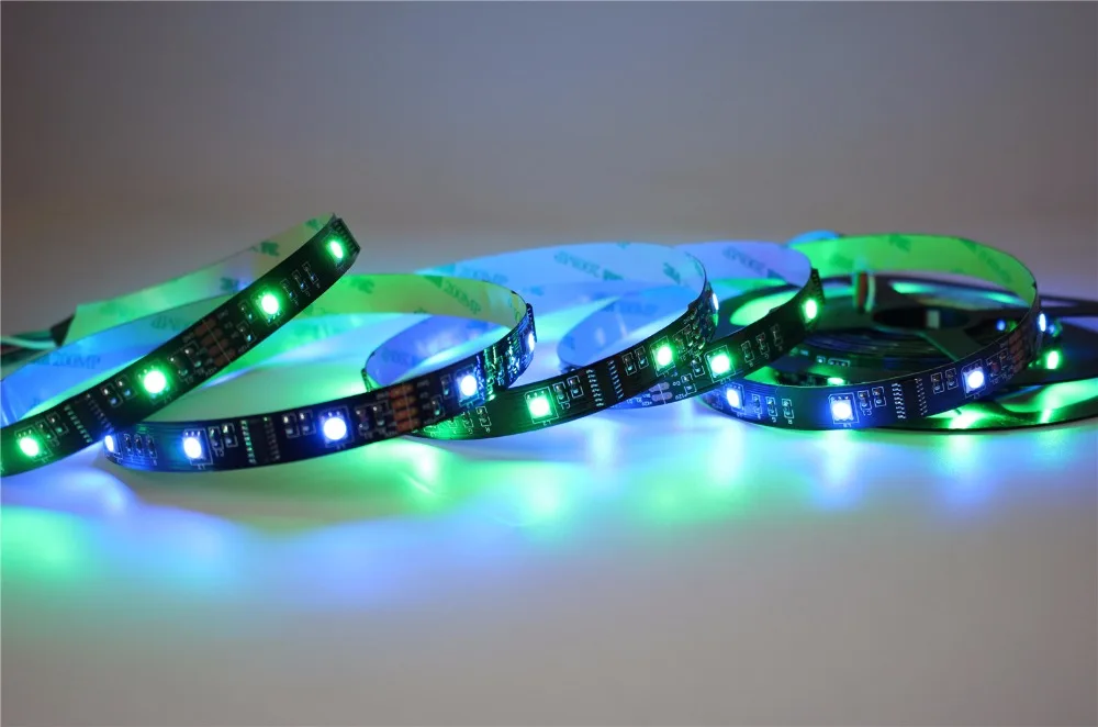 5 м 6803 ИС 5050 цифровая светодиодная лента RGB светодиодов IP20 водостойкая волшебный
