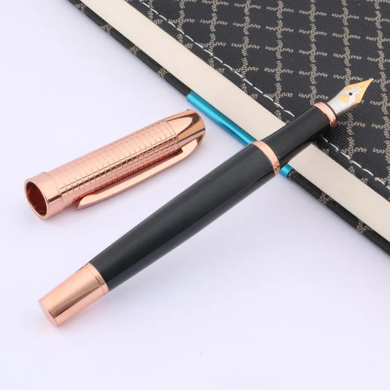 Металлическая роза золотой мрамор украшения Бизнес подарки иридиевая перьевая