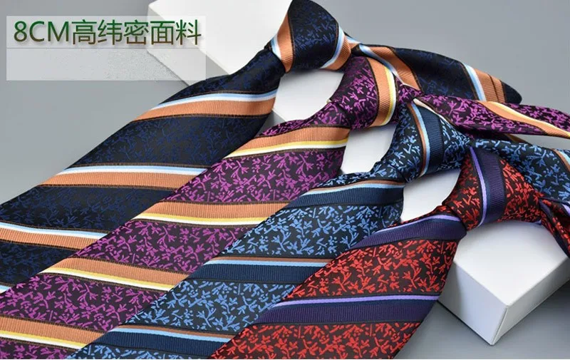 Мужской комплект из галстука и бабочки синий платок 8 см 26 видов|tie set|business tie setneck set