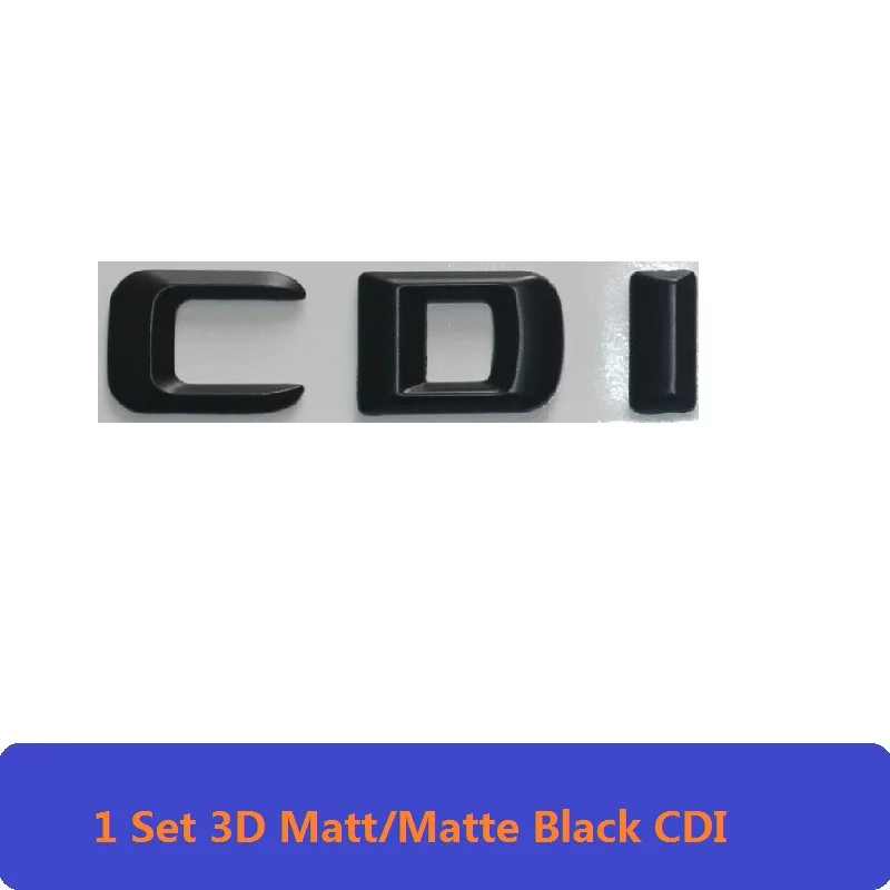 1 Set CDI 3D Матовый Черный W177 W176 Автомобильная эмблема A180 A200 A45 A160 A250 CLA эмблема наклейка Turbo Star авто логотип для Mercedes Benz AMG - Цвет: 1 Set CDI