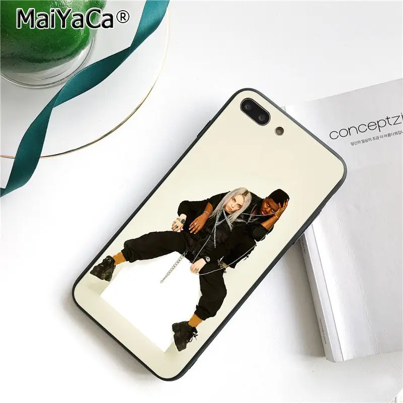 A7 Чехол для телефона MaiYaCa Music Singer Star Billie Eilish для iphone 11 Pro 11Pro Max 8 7 6 6S Plus X XS MAX 5 5S SE XR - Цвет: A7