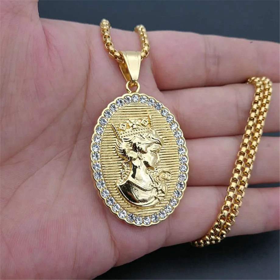 Женское Ожерелье В Стиле Хип-хоп из нержавеющей стали | Украшения и аксессуары