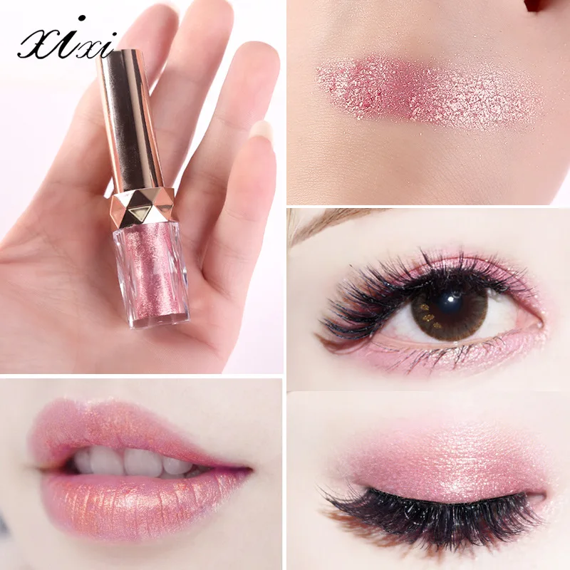 Xixi брендовый макияж мерцающие тени для век пигмент минеральные мермаиды палитра
