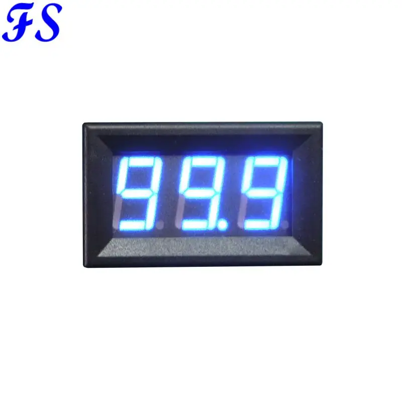 Black cover-Blue YB27C DC 10A 50A 100A 200A 500A Мини цифровой амперметр измеритель тока постоянного тока ампер тестер синий красный зеленый светодиодный дисплей Амперметр Панель - Цвет: Black cover-Blue