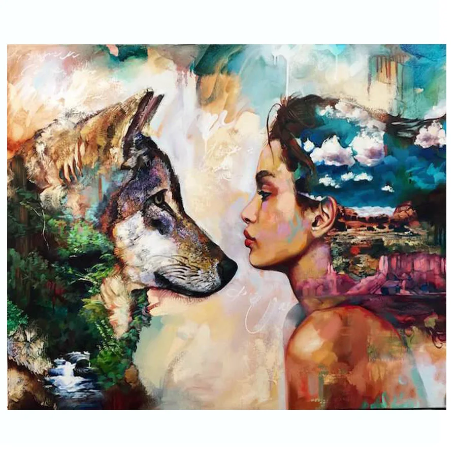 Поделки полностью цельная Смола дрель квадратный холст масло алмазная живопись