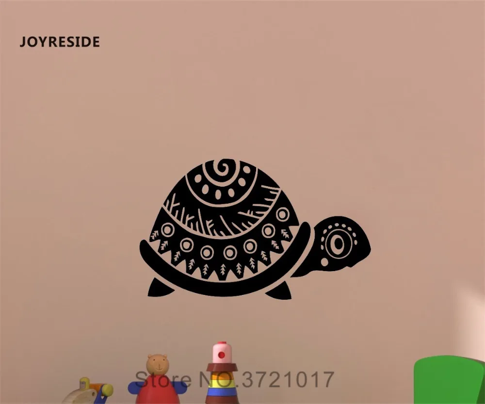 Настенная виниловая наклейка с животными в виде морской черепахи, A287