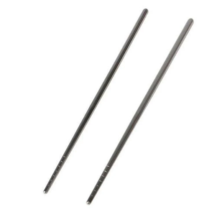 Палочки для еды 1 пара корейские палочки из нержавеющей стали с лазерным