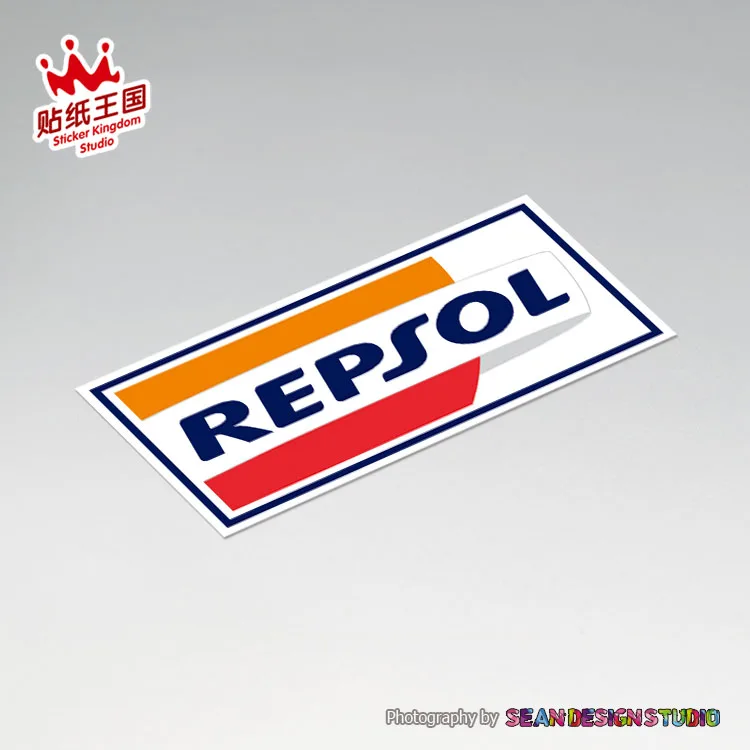 Стикеры для мотоциклетного шлема Repsol водостойкие 16 дюймов|moto decals|stickers motodecals for