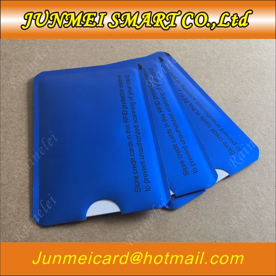 100PCS RFID Shielded Sleeve Card 13.56mhz IC card Protection NFC Prevent unauthorized scanning | Безопасность и защита